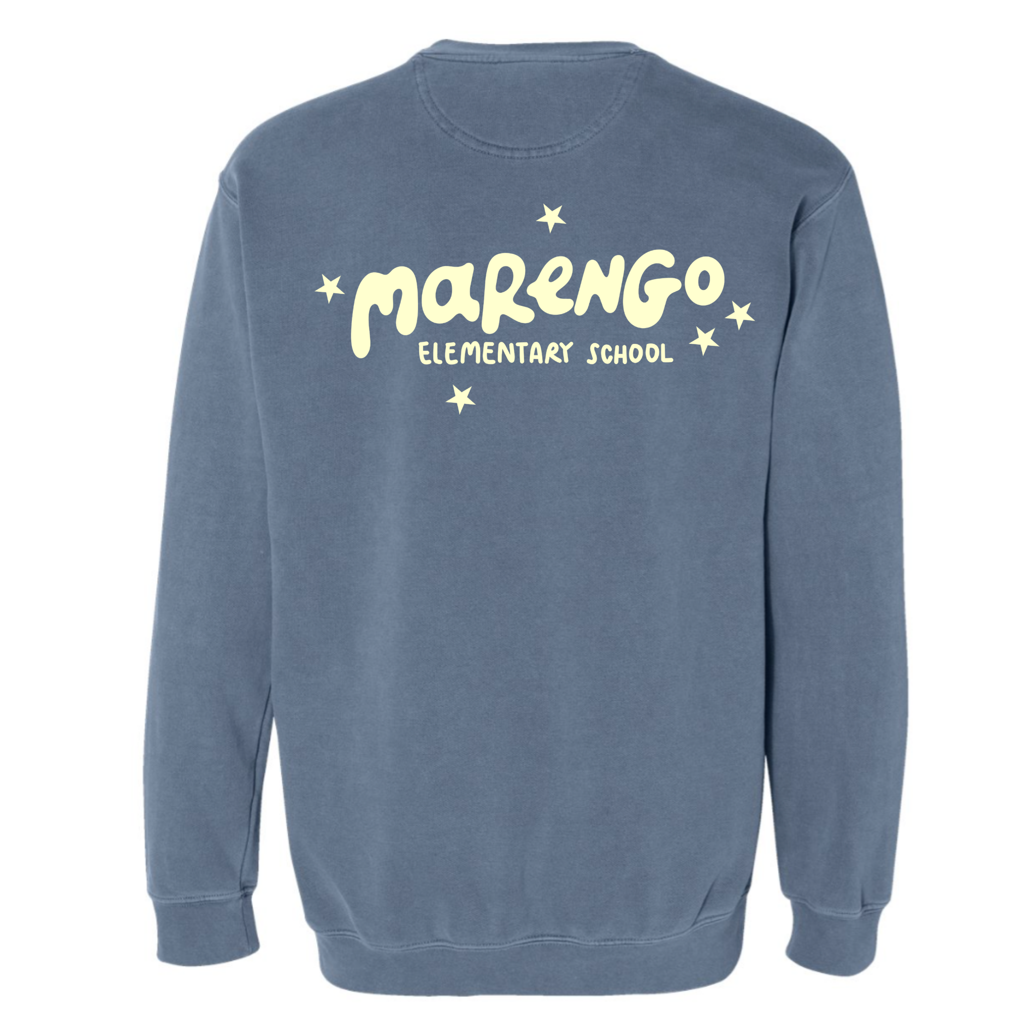 Adult Marengo Blue Lightweight Crewneck Sweatshirt