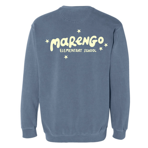 Adult Marengo Blue Lightweight Crewneck Sweatshirt