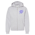 Kids Marengo Lion Grey Zip-Up Hoodie