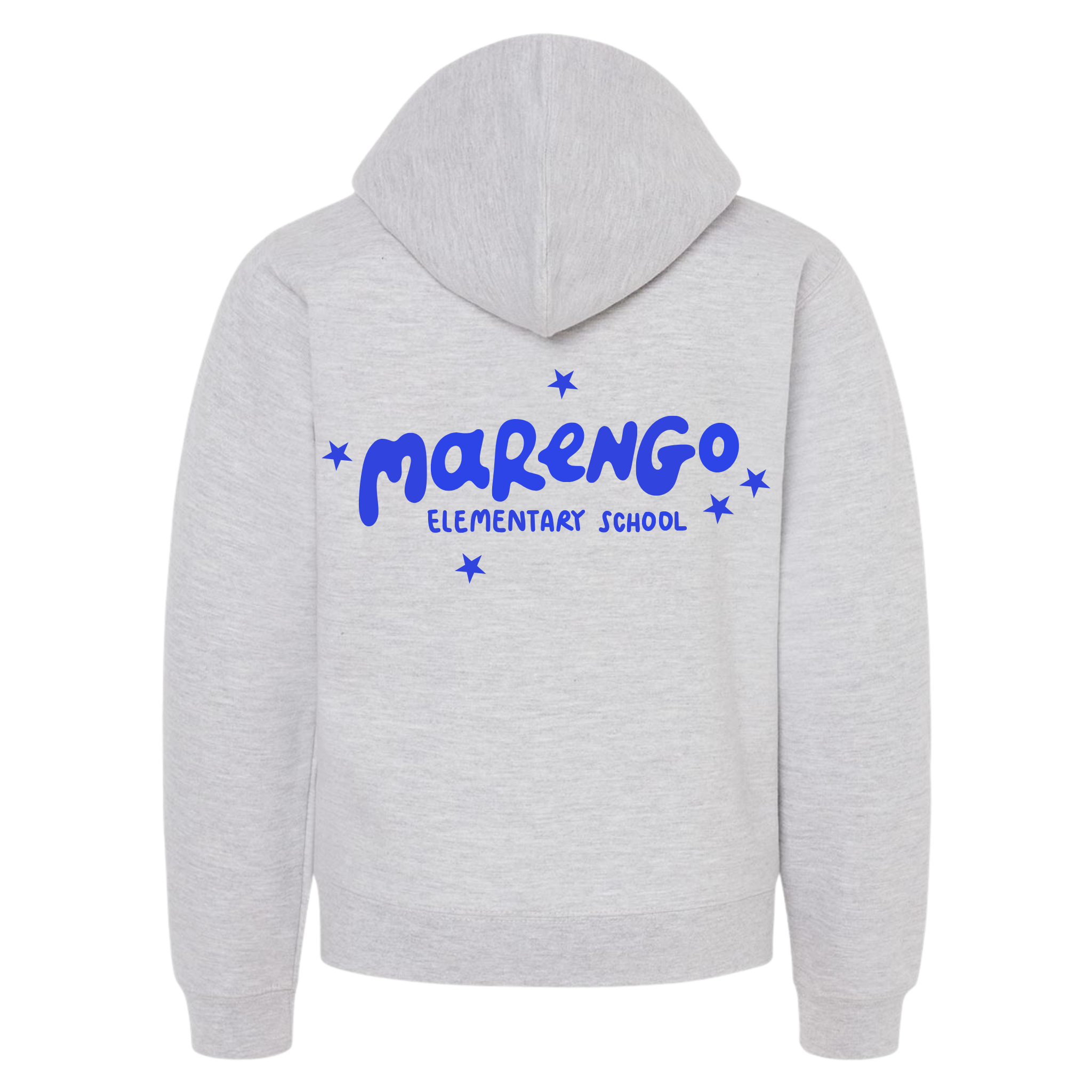 Kids Marengo Lion Grey Zip-Up Hoodie
