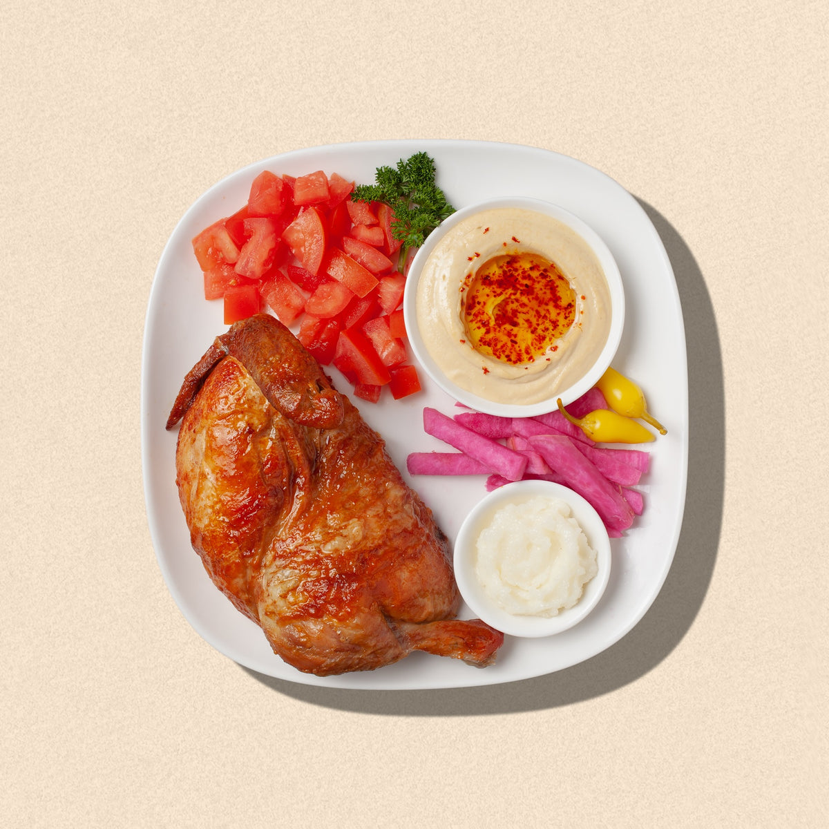 Half Chicken Plate