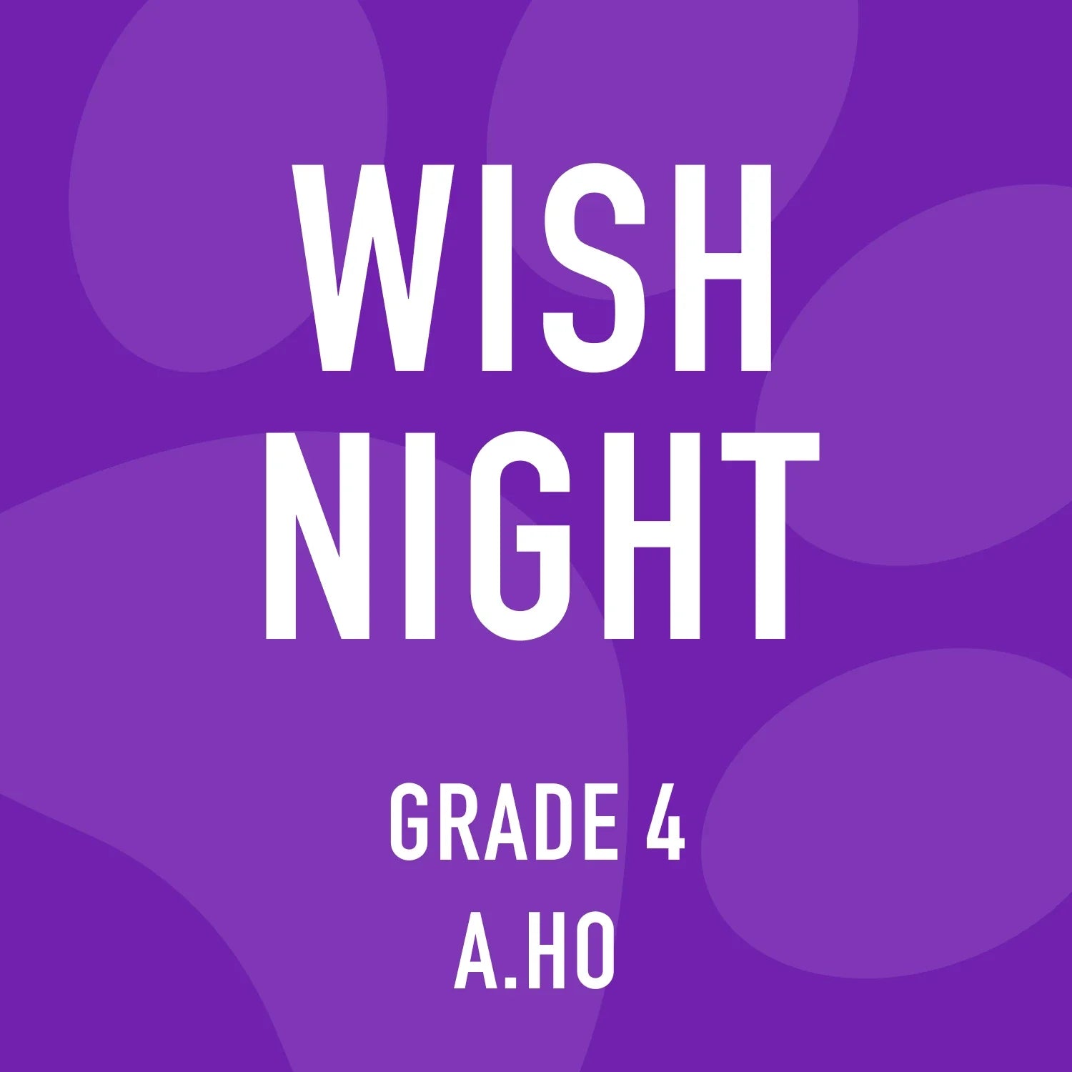 Grade 4 Ho Wish Night