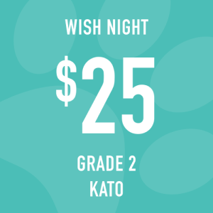 Grade 2 Kato Wish Night donation: $25 Increments