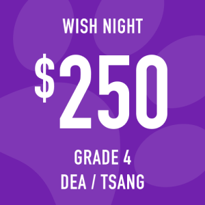 Grade 4 Dea/Tsang Wish Night: Suggested donation