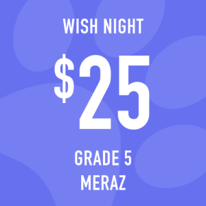 Grade 5 Meraz Wish Night donation: $25 Increments