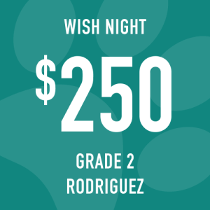 Grade 2 Rodriguez Wish Night: Suggested donation